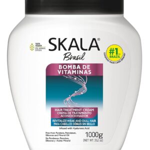 SKALA  S.O.S Crema Scondicionadora Bomba Vitaminas Hair Mask 1000g سكالا كريم ماسك الفايتمن المعالج للشعر